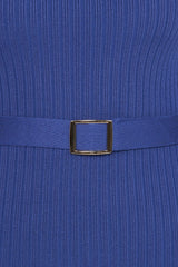 Wilda Long Sleeve Mini Dress - Navy