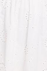 Camila Open Back Mini Dress - White