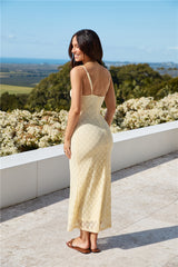 Wildflower Maxi Dress Yellow