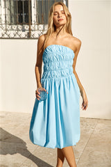 Princess Treatment Bubble Hem Midi Dress