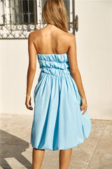 Princess Treatment Bubble Hem Midi Dress