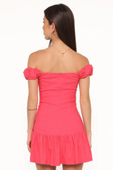 Lily Mini Dress - Berry