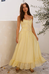 Understand It Maxi Dress Yellow