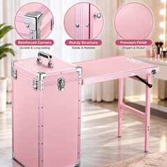 Rolling Manicure Table Makeup Station!