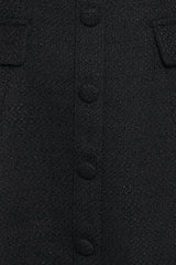 Sutton Mini Dress - Black Tweed