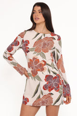Elanira Mini Dress - Fall Floral