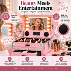 Rolling Manicure Table Makeup Station!