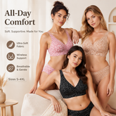🏆Super Firming Leopard Print Jelly Bra | Women Wirefree Bras 👍No More Sagging Breasts