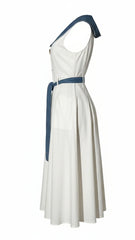 Althea Denim Midi Dress