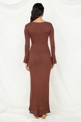 The One That Got Away Maxi Dress Brown