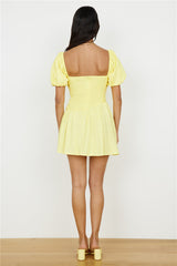 Time Again Dress Yellow