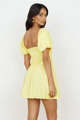 Time Again Dress Yellow