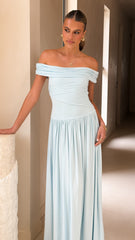 Manalla Maxi Dress - Sky Blue