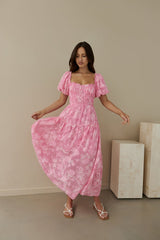 Step By Step Maxi Dress Pink