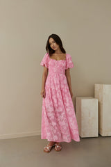 Step By Step Maxi Dress Pink