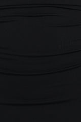 Ondine Off Shoulder Midi Dress - Black