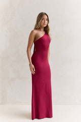Lovely Mood Maxi Dress Burgundy