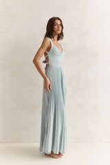 Song Of The Sky Plisse Maxi Dress Sage