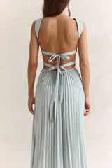 Song Of The Sky Plisse Maxi Dress Sage