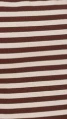 Nula Mini Dress - Brown Stripe