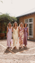 Lana Maxi Dress - Pink/Purple Floral