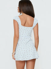 Fenrir Ruched Mini Dress Multi Floral