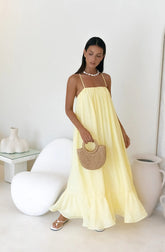Limoncello Spritz Maxi Dress Yellow