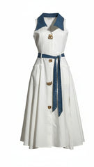 Althea Denim Midi Dress