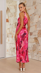 Laken Maxi Dress - Pink Floral