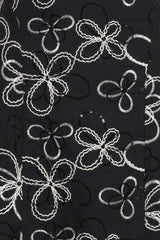 Loven Midi Dress - Black/White