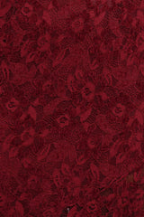 Lorde Midi Dress - Burgundy Lace