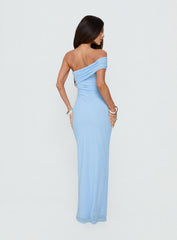 Spritzia One Shoulder Maxi Dress Blue