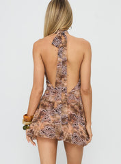 Kataryna Halter Mini Dress Multi
