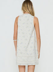 Alanah Mini Dress Blue Ditsy