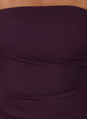 Lulita Strapless Maxi Dress Plum