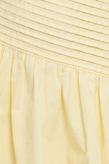 Elaria Off Shoulder Mini Dress - Butter Yellow