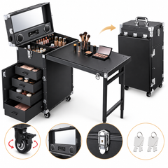 Rolling Manicure Table Makeup Station!