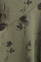 Fia Midi Dress - Green Floral