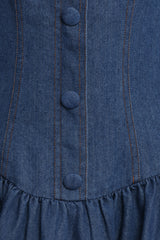 Tiziana Mini Dress - Indigo Denim