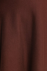 Gigi Long Sleeve Mini Dress - Brown
