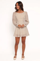 Kyra Long Sleeve Mini Dress - Stripe