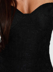 Yvanna Lace Maxi Dress Black