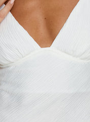 Makaia Balconette Mini Dress White