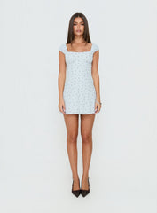Fenrir Ruched Mini Dress Multi Floral