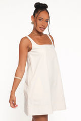 Kora Mini Dress - Chalk White