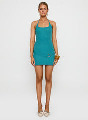 Armonia Mini Dress Teal