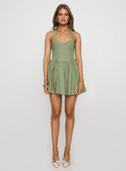 Lyle Mini Dress Sage