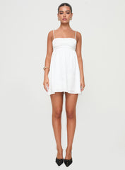 Ortega Mini Dress White
