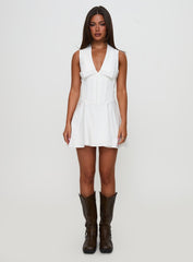 Haworth Mini Dress White