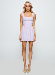 Gentle Soul Mini Dress Purple Multi